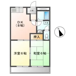 サンパレスSAKAI【3階】の間取り