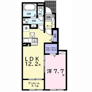 デスパシオ【1階】の間取り