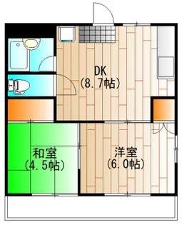 ルミエールドゥ【2階】の間取り