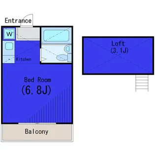 アートヒルズ東馬込【2階】の間取り