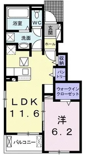 アイリス・K I【1階】の間取り
