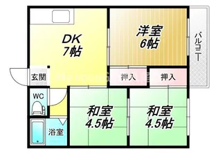 エスト北木の本【1階】の間取り