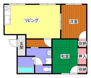 メゾンフルフルII【2階】の間取り