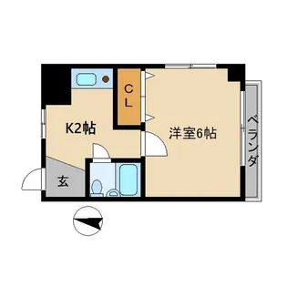東京都中野区中野1【マンション】の間取り