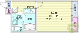 プランドール杜【1階】の間取り