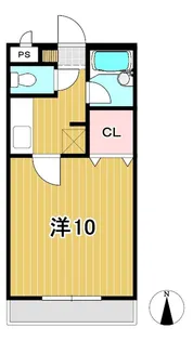 レジデンスわかば【2階】の間取り