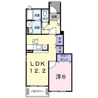 リール・アンジュ【1階】の間取り