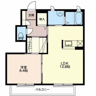 グランディールC【1階】の間取り