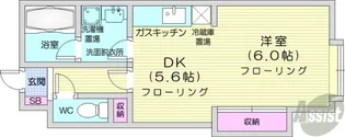 αNEXTエレガンス【2階】の間取り