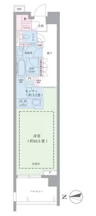 パークシティ高田馬場【2階】の間取り