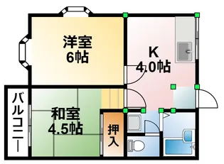 千葉県茂原市本納【アパート】の間取り