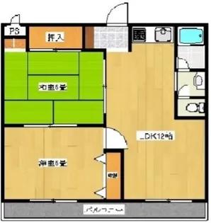 中村第一ビル【5階】の間取り