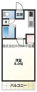 第2年見マンション【1階】の間取り