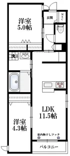 マイ・ピヌス【2階】の間取り