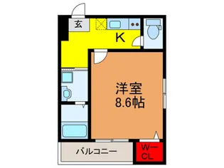 Lotus Vista Izumi【1階】の間取り