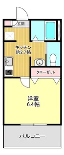 埼玉県新座市北野1【アパート】の間取り