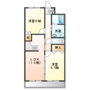 グランシャリオI【3階】の間取り