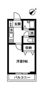 グリーンウエスト【1階】の間取り