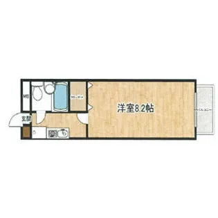 モアクレスト宮城野【1階】の間取り