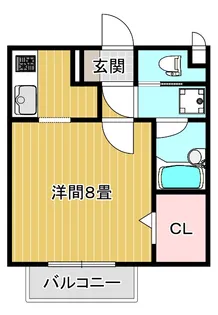 ミーティア優美ケ丘【1階】の間取り