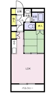 高砂ハイツ上柴西【2階】の間取り
