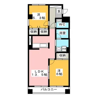 フォンテーヌI【3階】の間取り