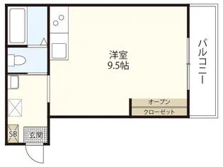 ソア長束【3階】の間取り