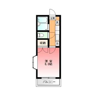 ルミエルヨコ【2階】の間取り