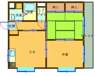 ピース21【2階】の間取り