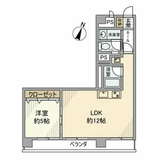 早稲田永谷マンション【5階】の間取り