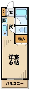 1Kの間取り画像