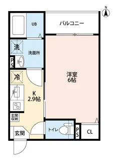 CLOUD 放出【1階】の間取り
