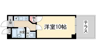 1Kの間取り画像