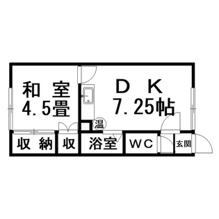 フラワーハイツ【2階】の間取り