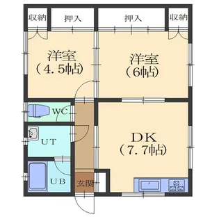 コーポ藤【2階】の間取り