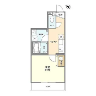東京都渋谷区本町1【マンション】の間取り