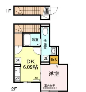 ラリュール赤塚I【2階】の間取り