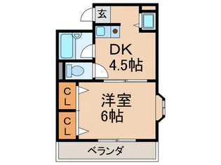 パレス大道町の間取り