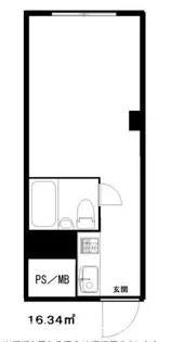 東京都中野区東中野4【マンション】の間取り