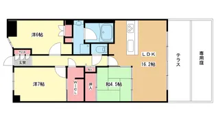 大阪府豊中市東泉丘4【マンション】の間取り