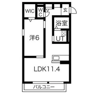 ハイム野州山辺【2階】の間取り