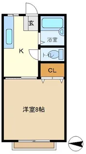 メゾン豊D【2階】の間取り