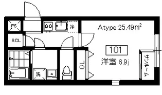 シンビオーシス本所【1階】の間取り