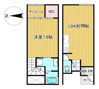 岡山県倉敷市玉島上成【一戸建】の間取り