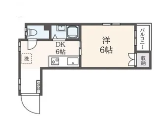 フローラル南太田【3階】の間取り