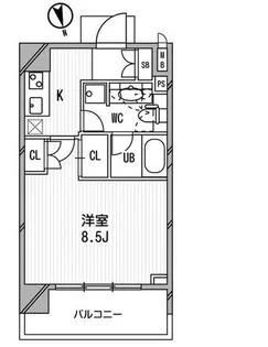 東京都港区東麻布3【マンション】の間取り
