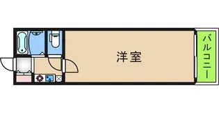 アベニュー西住之江【2階】の間取り