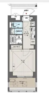 ルーチェヴィラ菊川【3階】の間取り