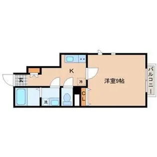 アスコット台原B棟【1階】の間取り