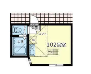 ユナイト星川クロックムッシュ【1階】の間取り